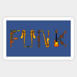 Funk Instruments Sticker